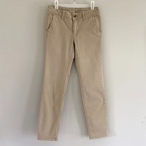 AE Khaki Skinny Jeans